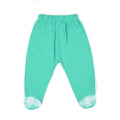 Mint Green & White Check Panda Baby Set - Niyaney Clothing