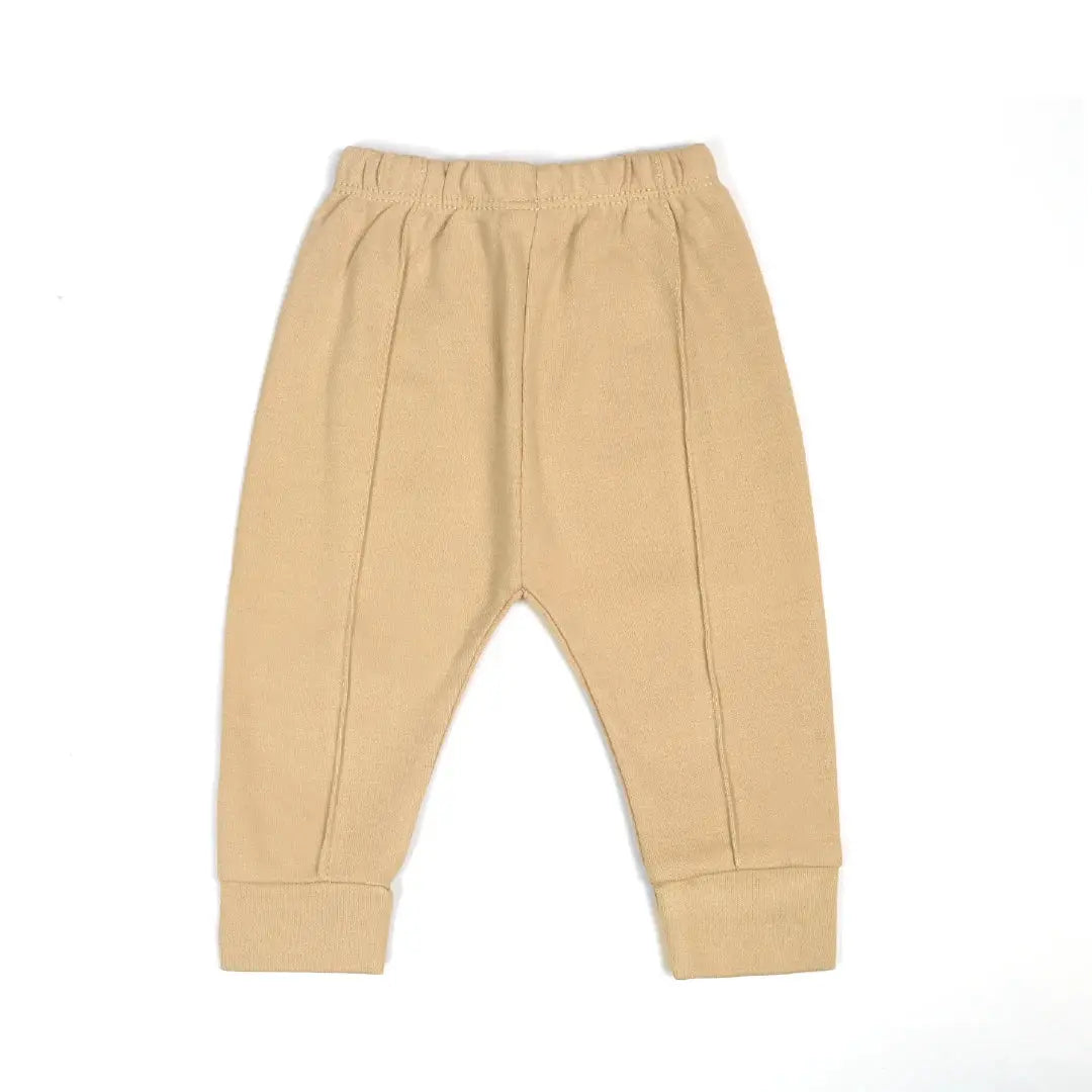 Beige & White Striped Elephant Baby Set - Niyaney Clothing