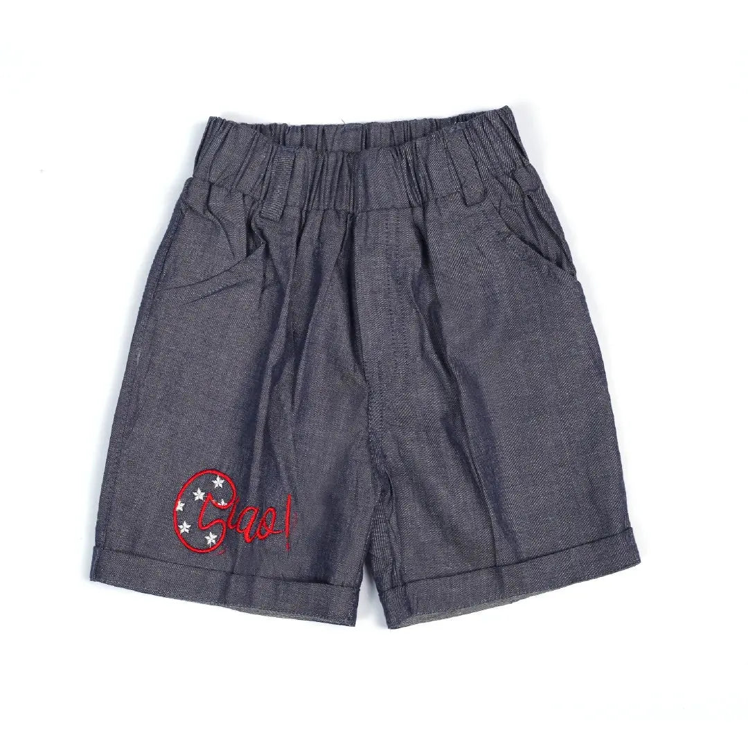 Stylish Red Baby Top with Bear Design & Grey Bottoms - Niyaney Clothing