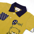Cute Bear Balloon Graphic Yellow Baby Outfit - Niyaney Clothing