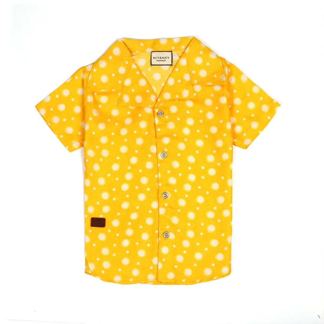 Yellow Dot Night Set - Niyaney Clothing