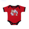 Red Cat-Themed Body Suit - Niyaney Clothing