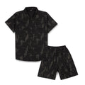 Dark Geometry Shirt & Shorts - Niyaney Clothing