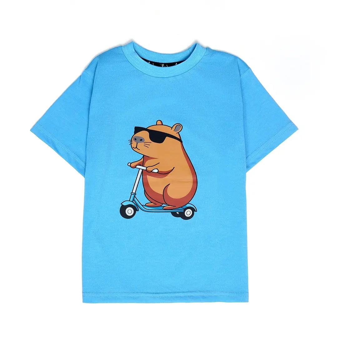 Stylish Capybara Graphic T-Shirt - Niyaney Clothing