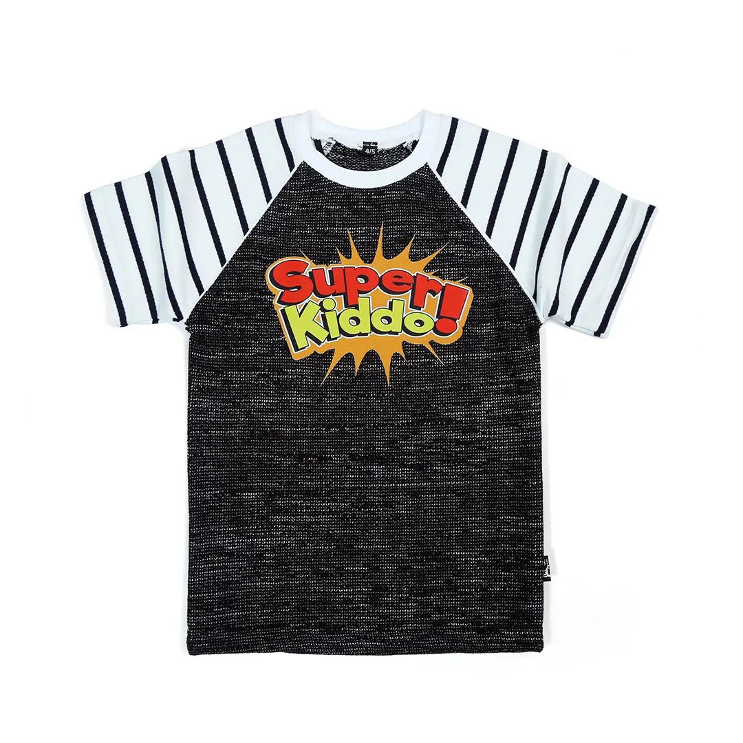 Charcoal Hero Vibes T-Shirt - Niyaney Clothing