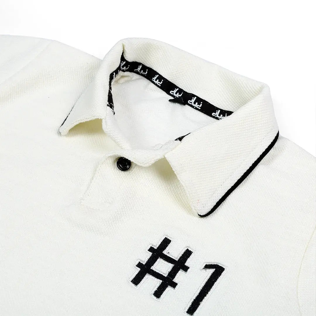 Frost White Polo - Niyaney Clothing