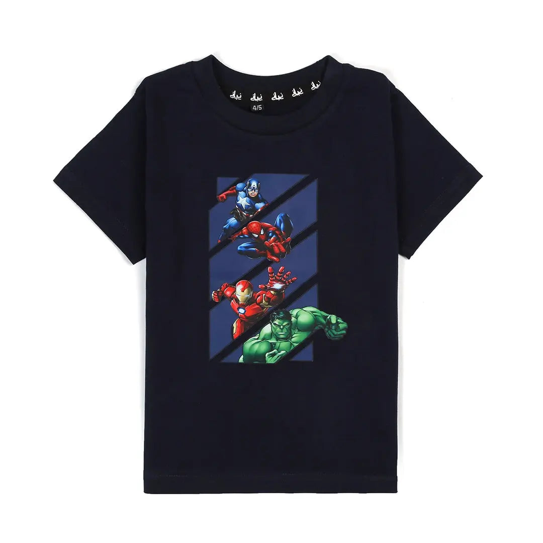 Shadow Blue Superhero T-Shirt - Niyaney Clothing