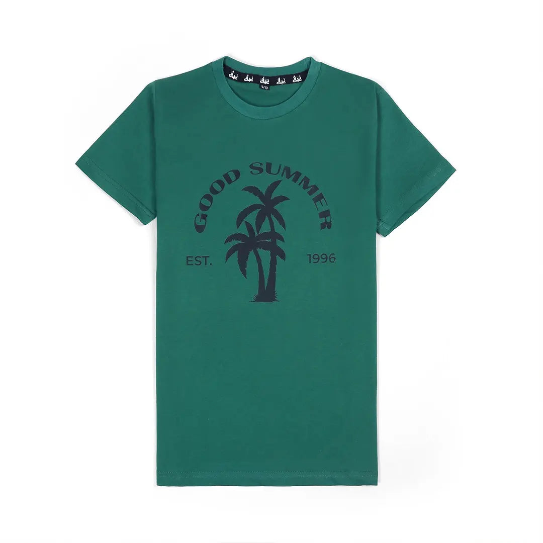 Tropical Green Tee - Niyaney Clothing