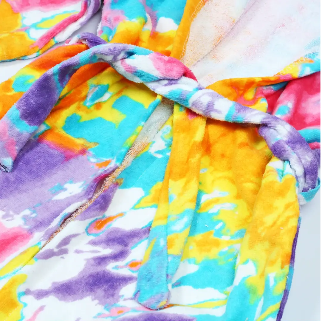 Tie-Dye Dreams Bathrobe - Niyaney Clothing
