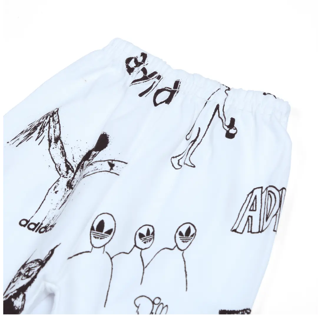 White Doodle Pajama - Niyaney Clothing