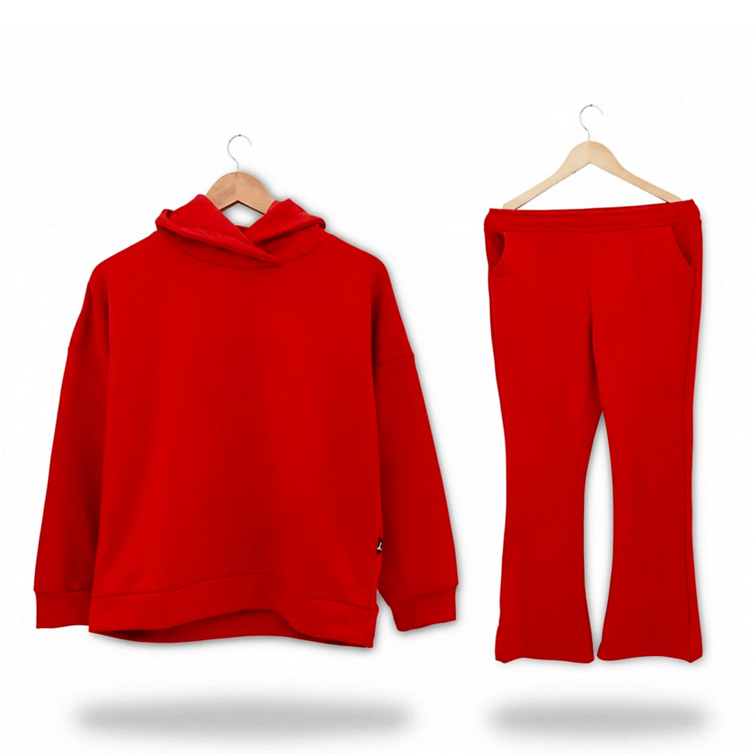 Red Oversized Co Ord Set