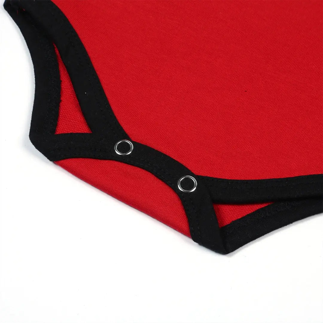 Red Cat-Themed Body Suit - Niyaney Clothing