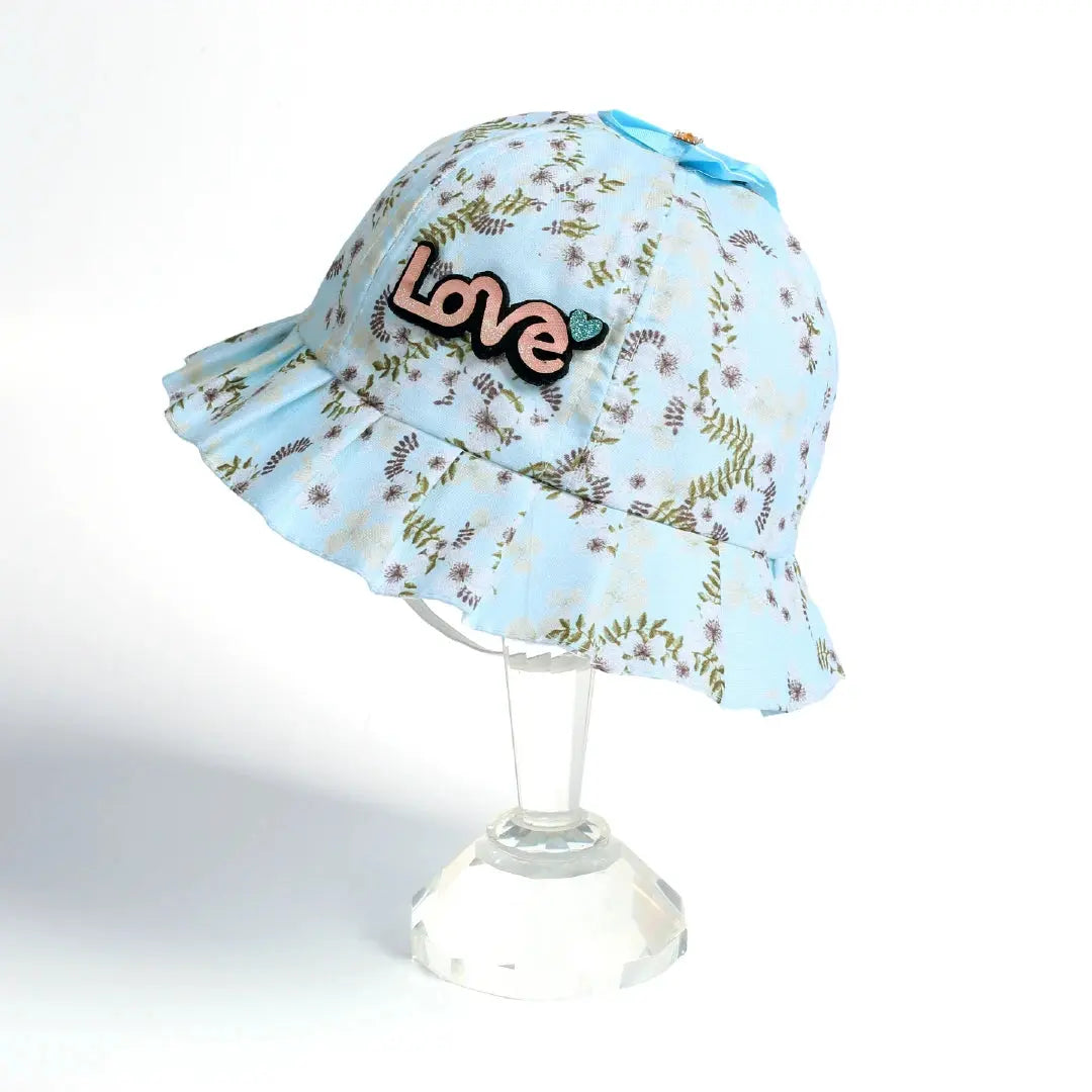 Light Blue Love Garden Hat - Niyaney Clothing