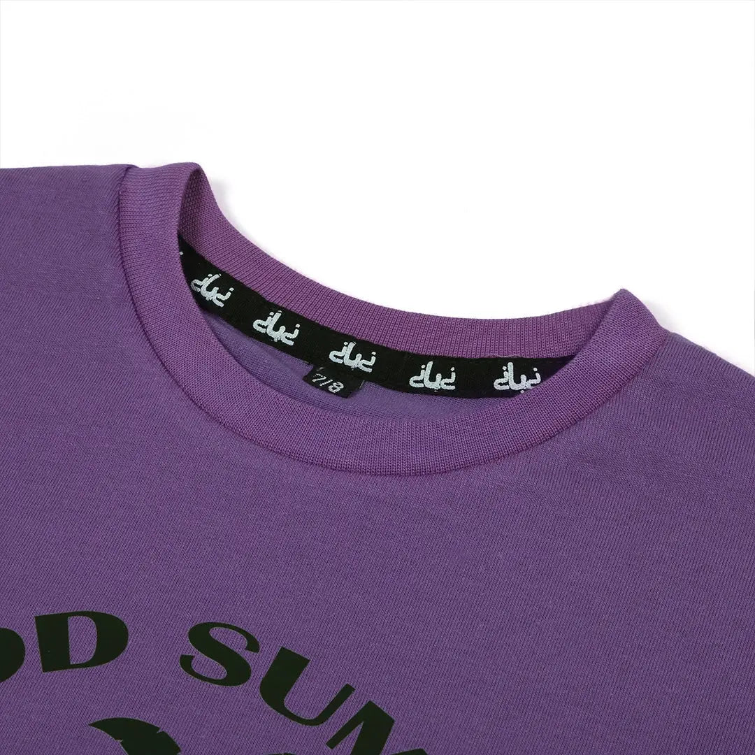 Lavender Palm Tee - Niyaney Clothing