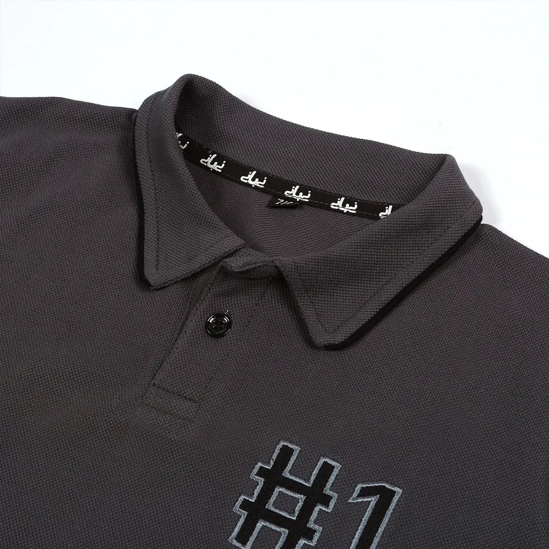 Storm Gray Polo - Niyaney Clothing