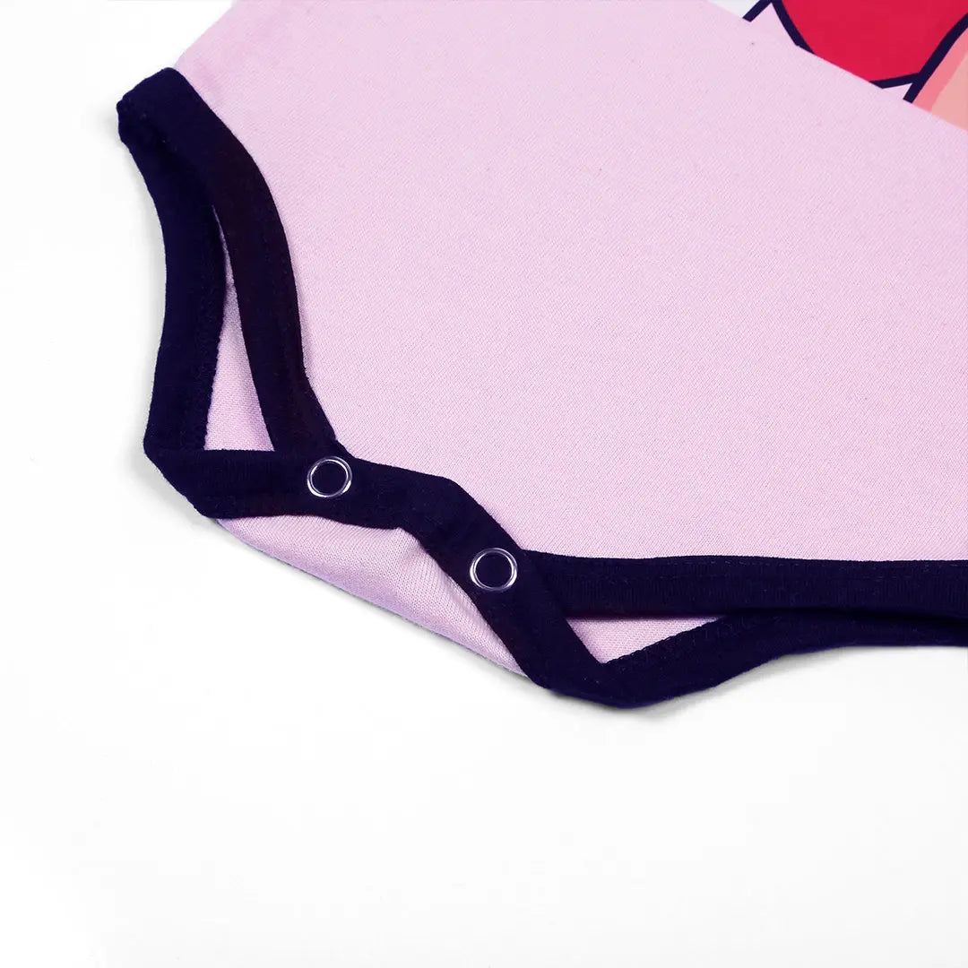 Pink Cat-Themed Body Suit - Niyaney Clothing