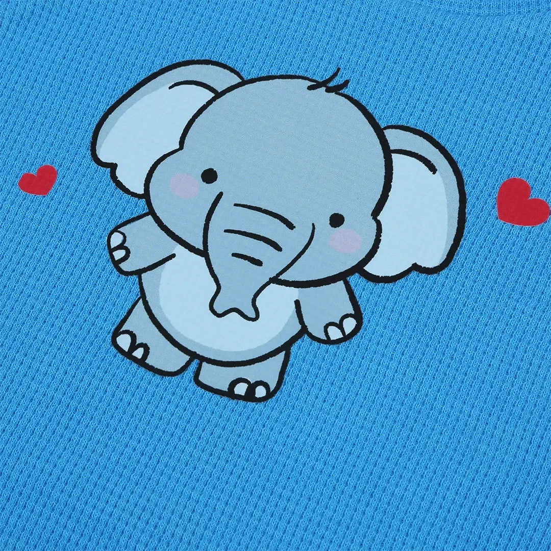 Baby Elephant in Blue T-Shirt - Niyaney Clothing