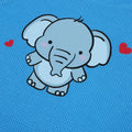 Baby Elephant in Blue T-Shirt - Niyaney Clothing