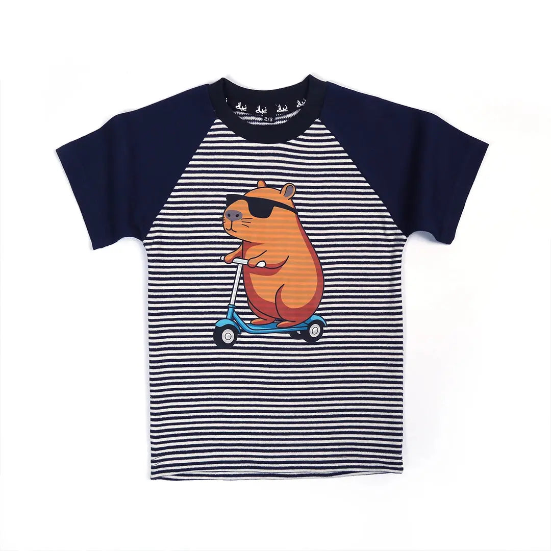 Speedy Stripes Shirt & Shorts - Niyaney Clothing