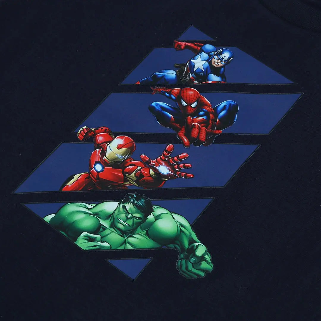 Shadow Blue Superhero T-Shirt - Niyaney Clothing
