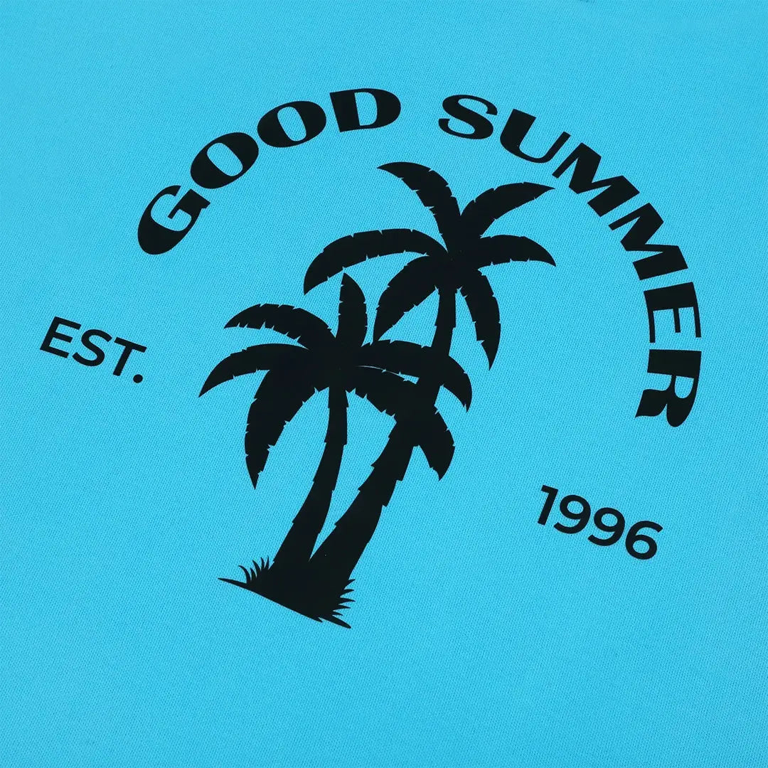 Sky Blue Summer Tee - Niyaney Clothing