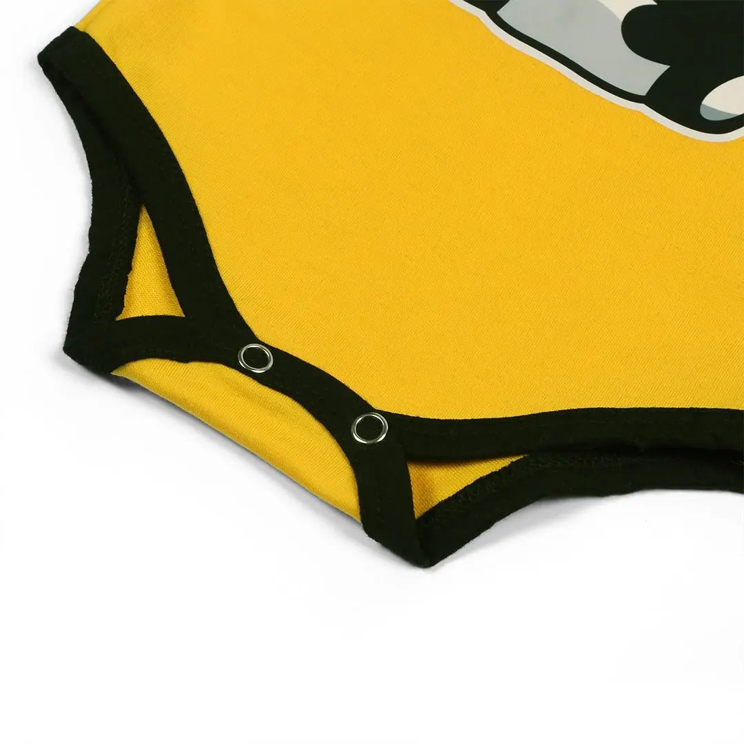 Yellow Panda-Themed Body Suit - Niyaney Clothing