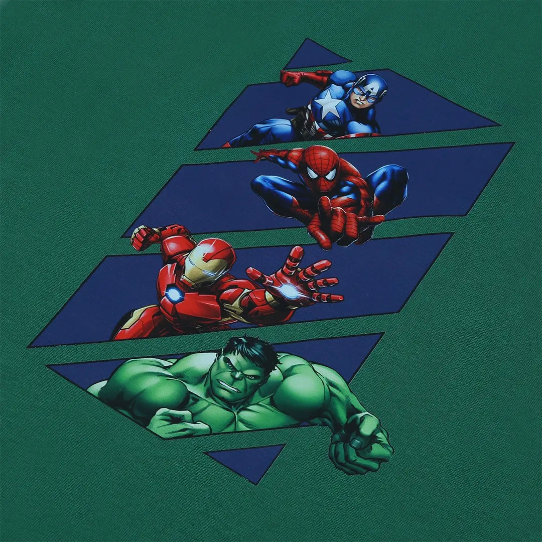 Mighty Marvel Green T-Shirt - Niyaney Clothing