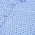 Blue Diamond Print Shirt - Niyaney Clothing