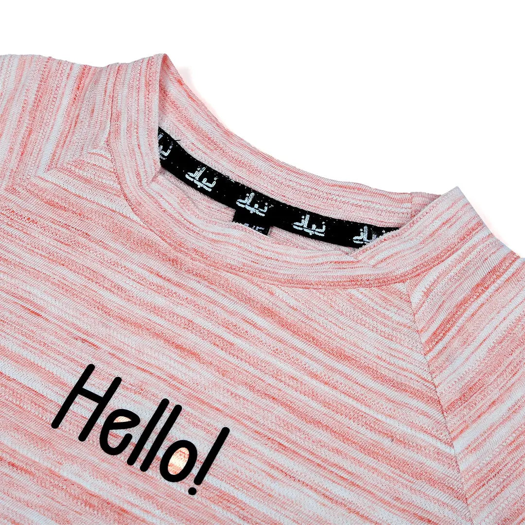 Peach and White Striped Shirt & Shorts - Niyaney Clothing