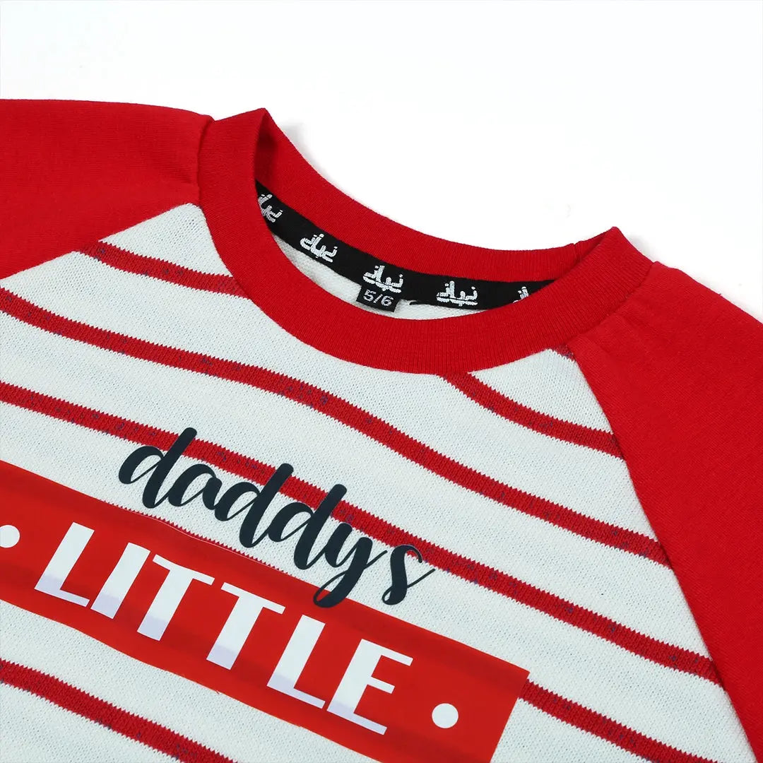 Red and White Striped Shirt & Shorts - Niyaney Clothing