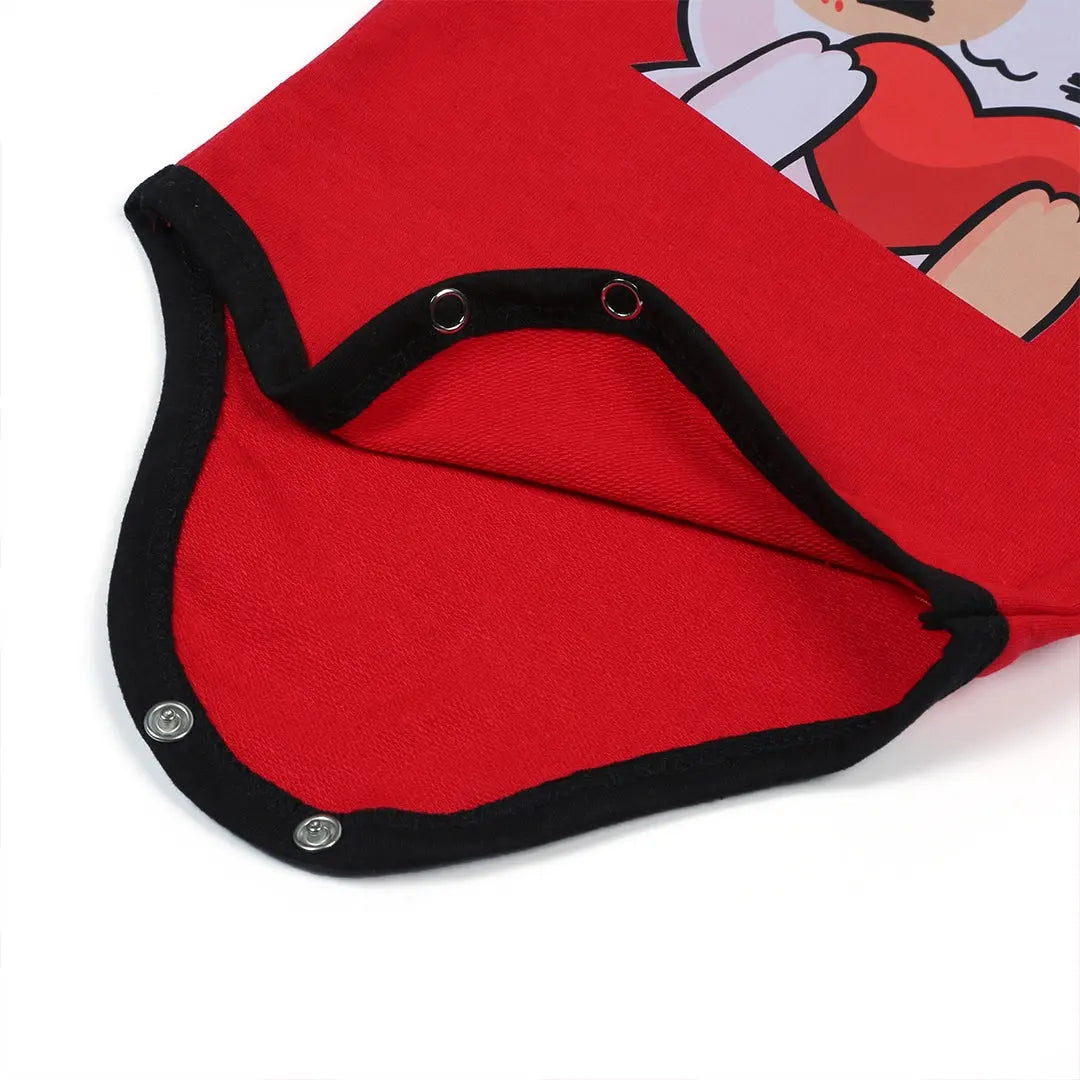 Red Cat-Themed Body Suit - Niyaney Clothing
