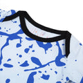 Abstract Blue Splatter Body Suit - Niyaney Clothing