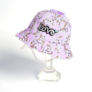 Lilac Love Floral Bucket Hat - Niyaney Clothing