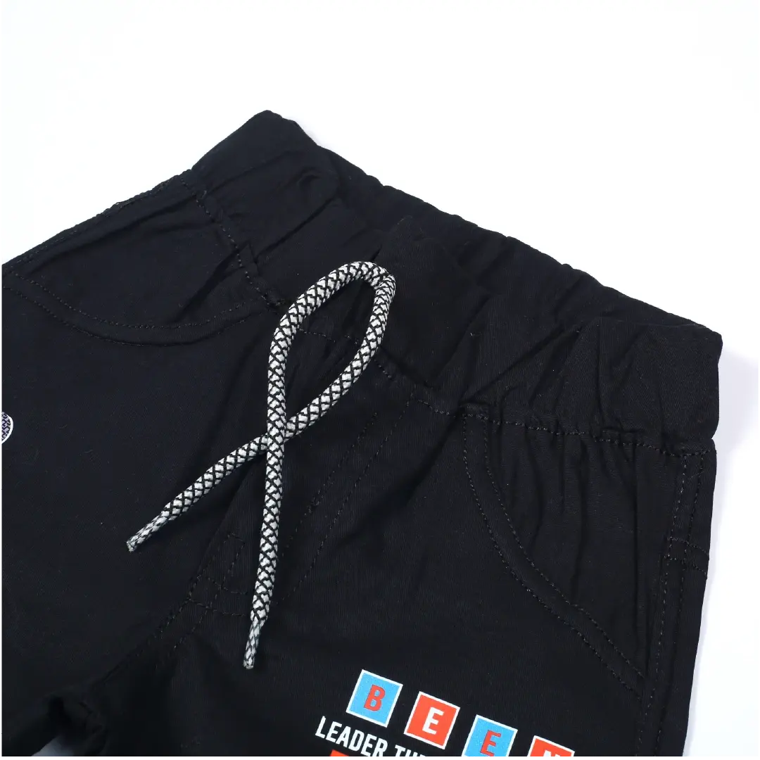 Stylish Beige Sleeveless Shirt & Black Shorts Set - Niyaney Clothing