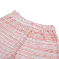 Peach and White Striped Shirt & Shorts - Niyaney Clothing