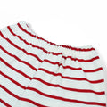 Red and White Striped Shirt & Shorts - Niyaney Clothing