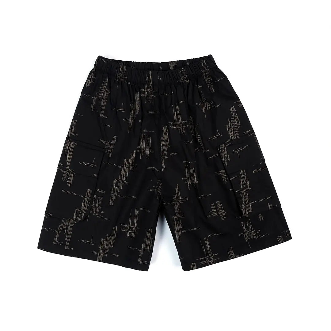 Dark Geometry Shirt & Shorts - Niyaney Clothing