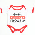 Daddy Little Trouble (Newborn Bodysuit) - Niyaney Clothing