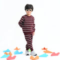 Maroon Striped Sweat Co-ord - Niyaney Clothing