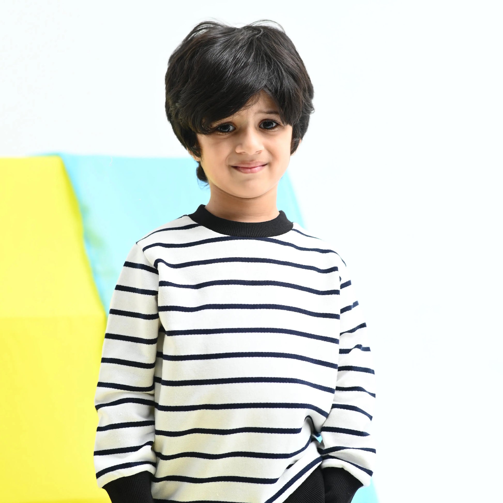 Zebra Striped Sweat Co-ord - Niyaney Clothing