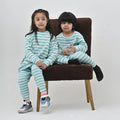 Unisex Oversized Striped Soft Night Set - Niyaney Clothing