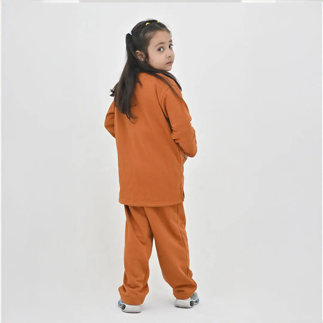 Unisex Camel Button-Down Soft Night Set - Niyaney Clothing