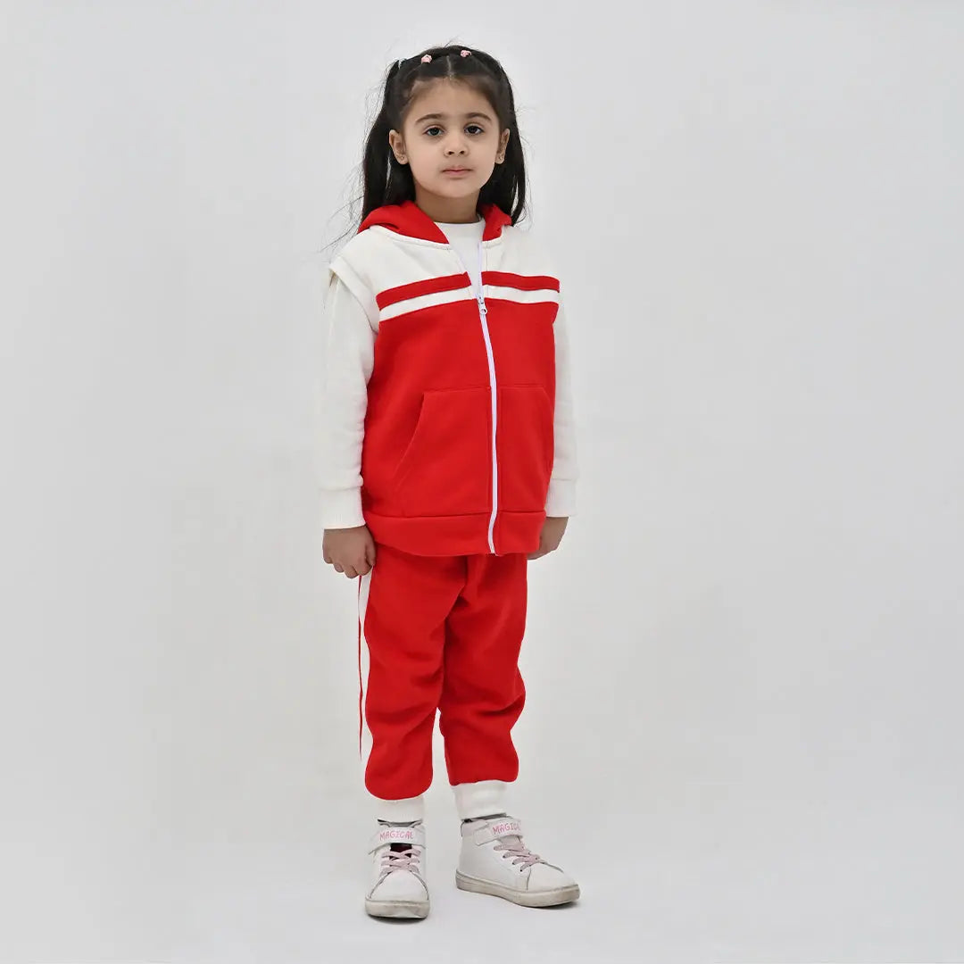 Premium Fleece Red Zipper (Pack of 4) - Niyaney Clothing