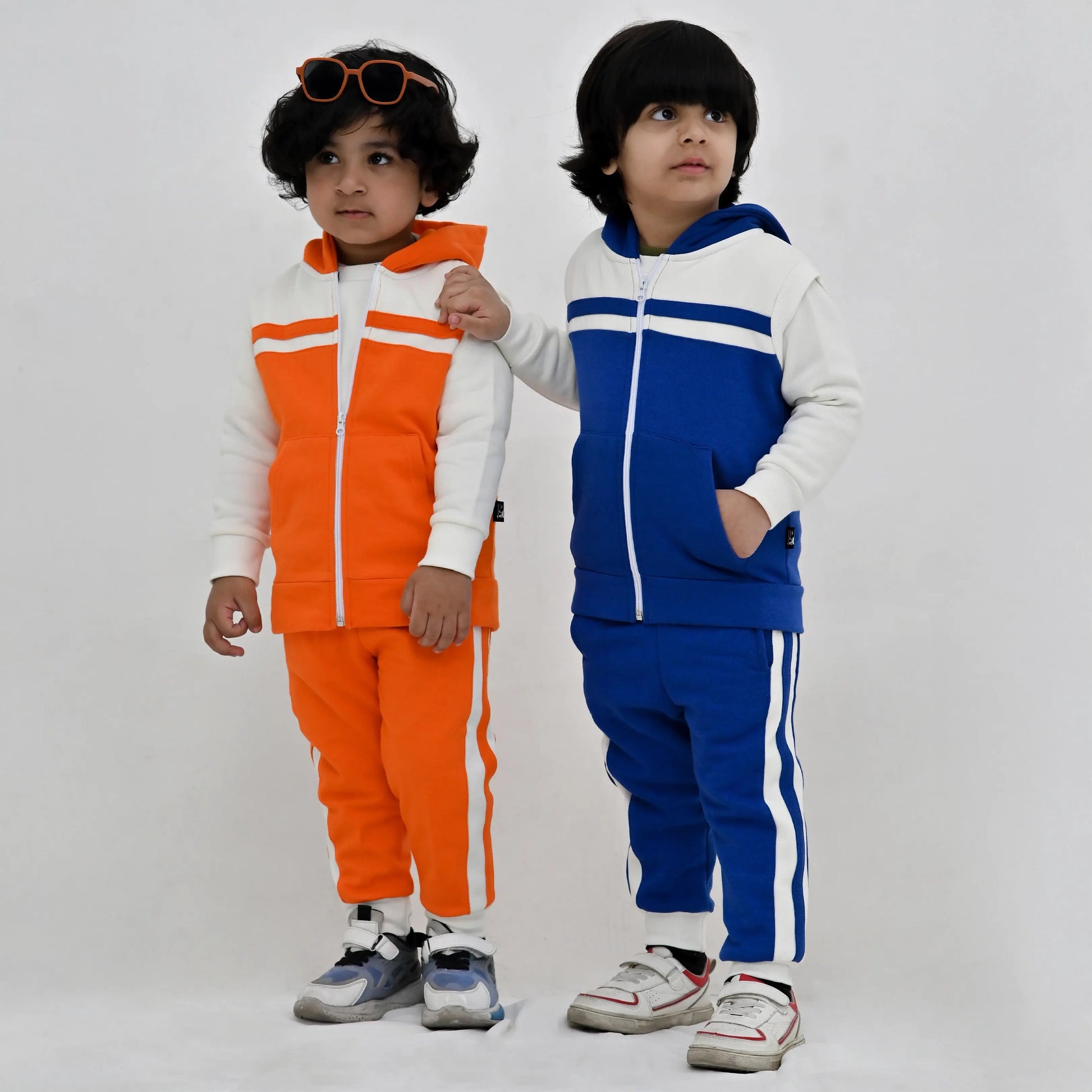 Premium Fleece Blue Zipper (Pack of 4) - Niyaney Clothing