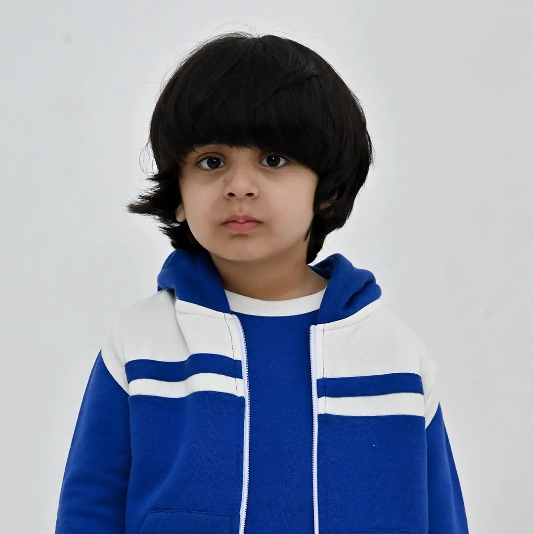 Premium Fleece Blue Zipper (Pack of 4) - Niyaney Clothing