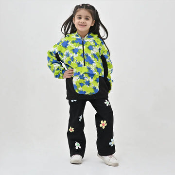 Unisex Blue Green Splash Hoodie - Niyaney Clothing