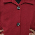 Unisex Maroon Button-Down Soft Night Set - Niyaney Clothing