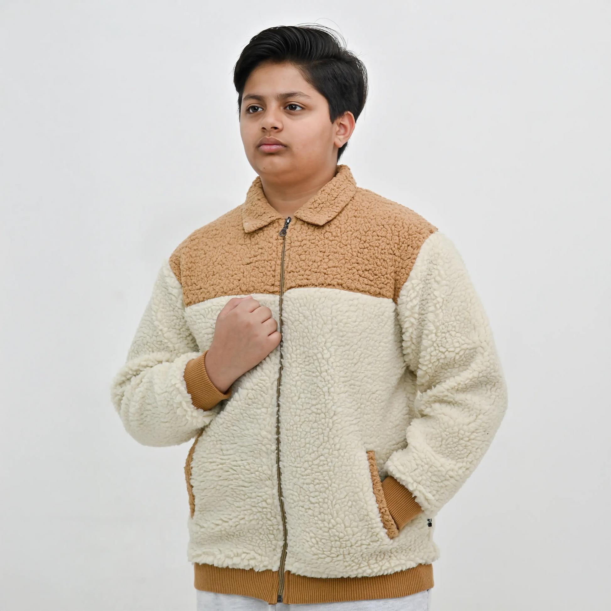 Sherpa Fleece Jacket - Niyaney Clothing