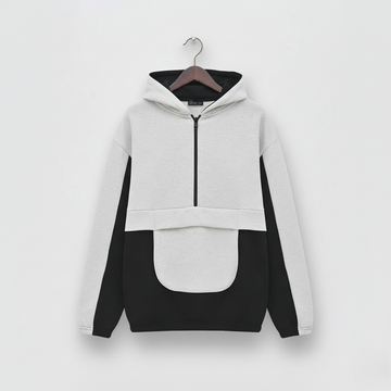 Black & Silver/Grey Hoodie