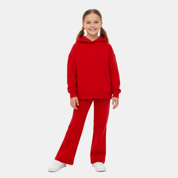 Red Oversized Co Ord Set